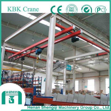 Workshop de capacidade de luz Crane KBK de viga dupla